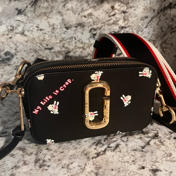 Marc Jacobs My Life is Crap Snapshot Bag - Picture 1 of 4